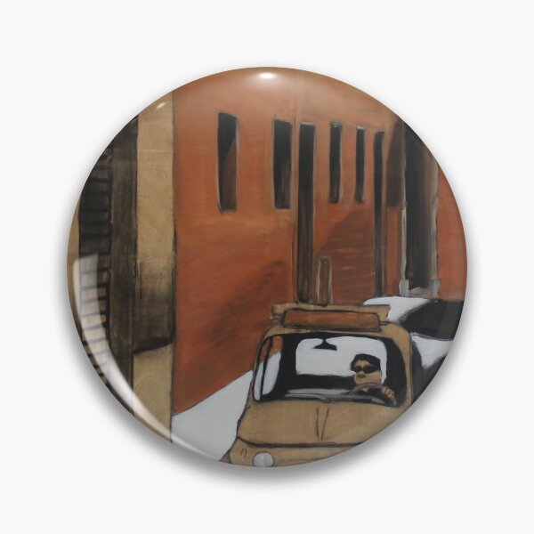 Item preview, Painting Fiat 500 Oldtimer in a small town designed and sold by reujken.