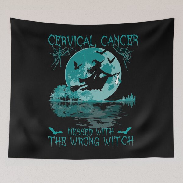 Item preview, Messed With The Wrong Witch Cervical Cancer designed and sold by DennisVon.