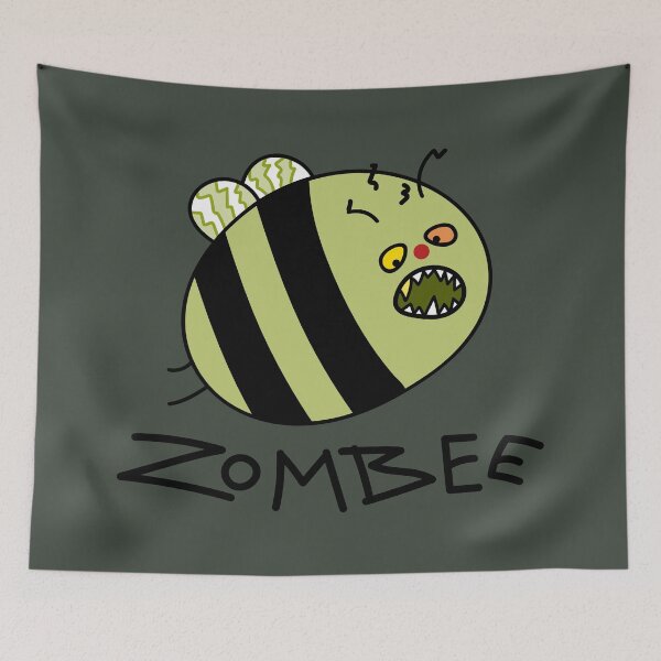 Item preview, Halloween zombie bee designed and sold by spontania.