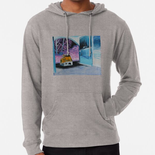 Painting Citroen 2CV Negative Colors Lightweight Hoodie