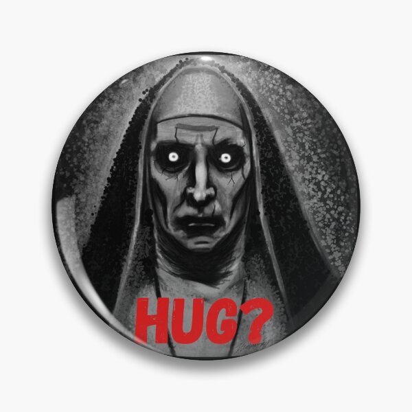 Item preview, Scary Conjuring Nun Hug Design designed and sold by narcocynic.