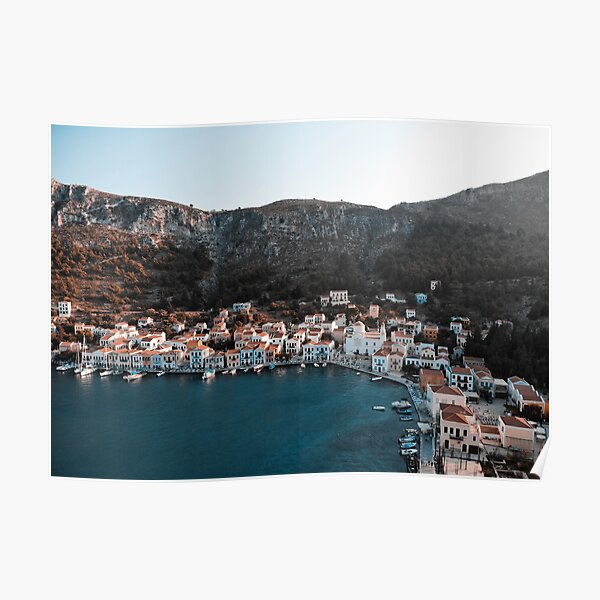 Kastelorizo Greece Landscape Poster