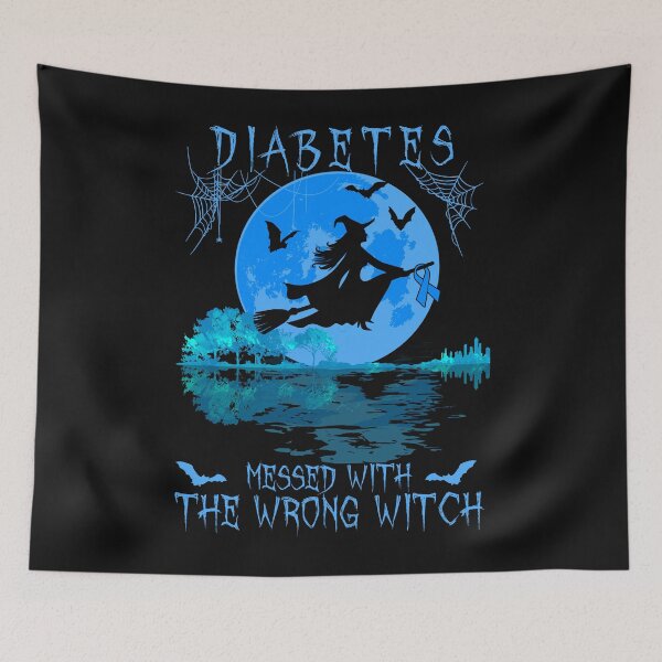 Item preview, Messed With The Wrong Witch Diabetes  designed and sold by DennisVon.