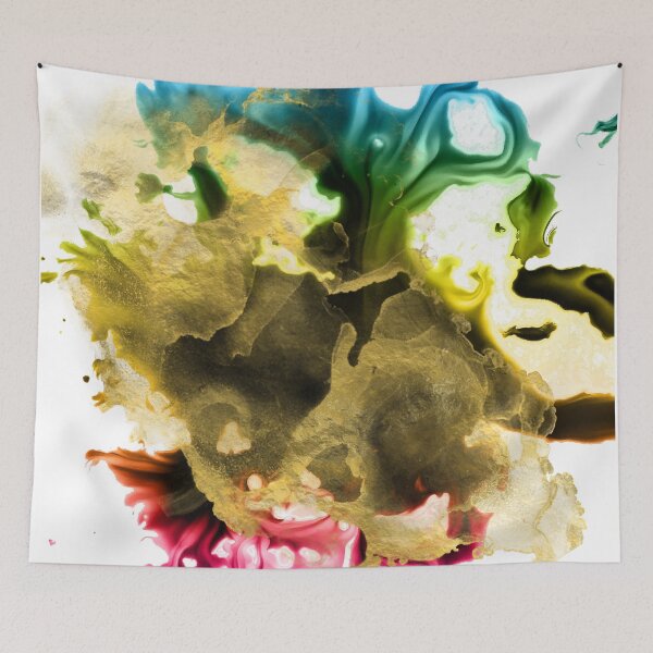 Item preview, Ink Splatter Pan Flag with Gold designed and sold by -Gedwolcraeft-.