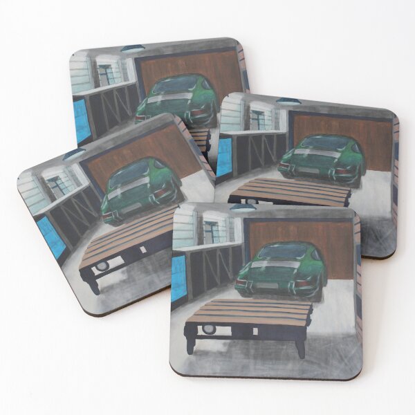 Item preview, Painting Oldtimer Porsche 911 in the garage designed and sold by reujken.