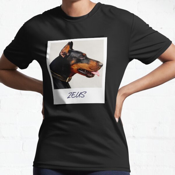 Doberman Zeus Design Active T-Shirt