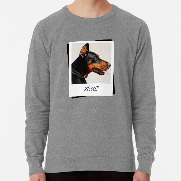 Doberman Zeus Design Lightweight Sweatshirt