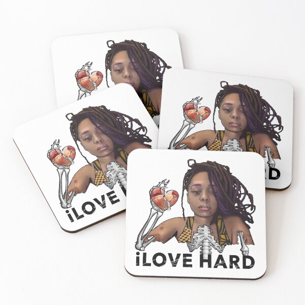 Item preview, I Love Hard. designed and sold by The Gift Shop ★.