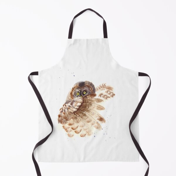Item preview, Copy of flying owl watercolor art designed and sold by PaintsPassion.