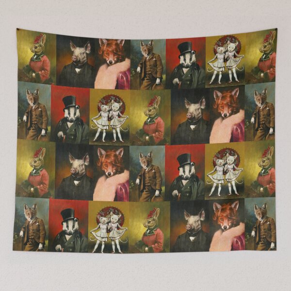 Item preview, Vintage Animals In Clothes designed and sold by mictomart.