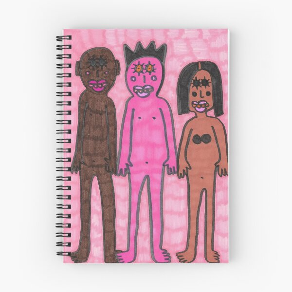 Item preview, Three Friends in Pink and Brown designed and sold by JaySnellingArt.