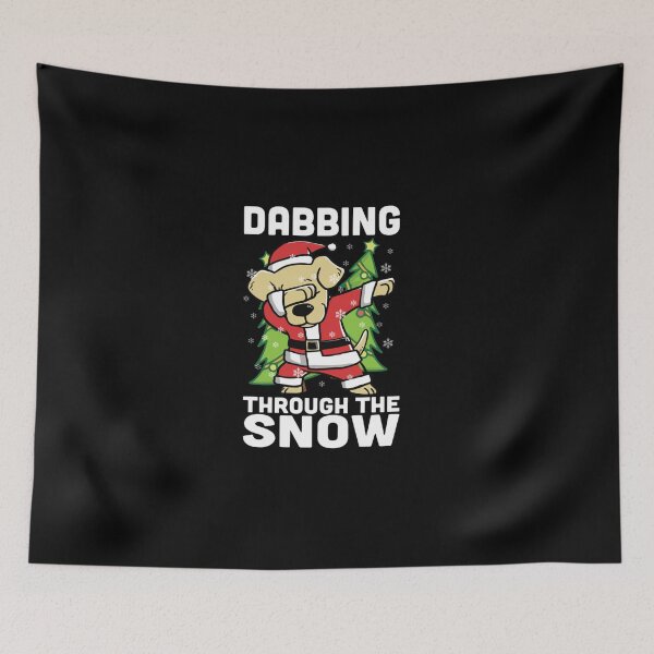 Item preview, Dabbing Through The Snow Labrador Funny Dog Christmas designed and sold by Alex Cuttell.