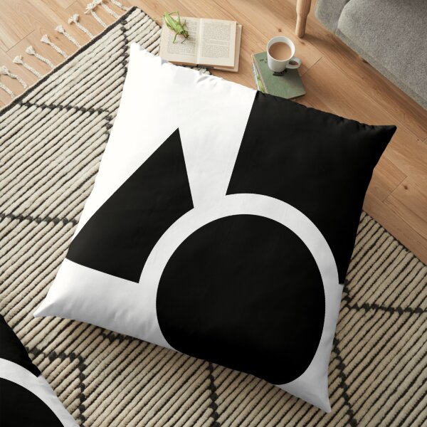 logotype artwork Floor Pillow