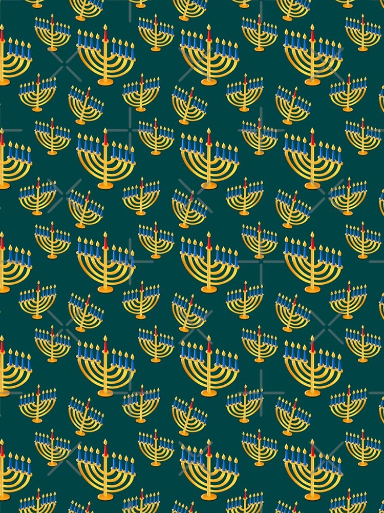 Thumbnail 5 of 5, iPhone Case, Menorah Colored Pattern designed and sold by jerusalem-.