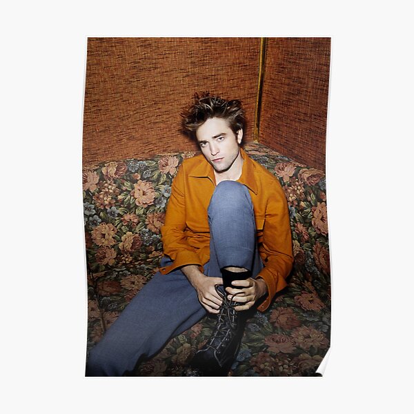Flower Pattinson Chair Aesthetic Poster