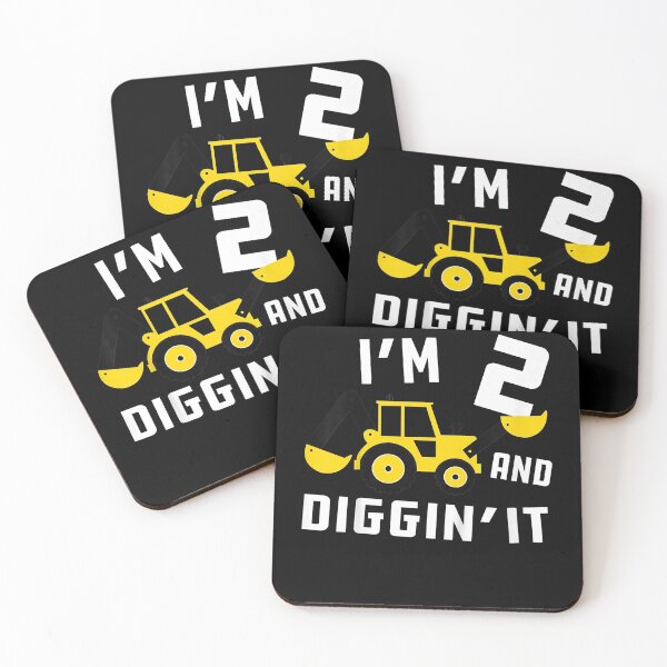 Item preview, Kids Construction Birthday I'm 2 And Digging It designed and sold by LezaZechel.