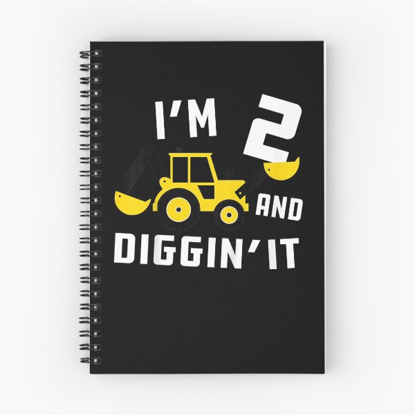 Item preview, Kids Construction Birthday I'm 2 And Digging It designed and sold by LezaZechel.