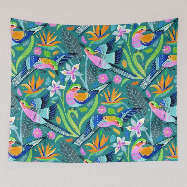 Item preview, Lively Lilac Breasted Rollers  designed and sold by TigaTiga.