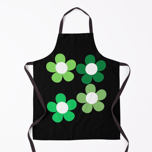 Item preview, Green Bib Flowers designed and sold by sunandsnowglobe.