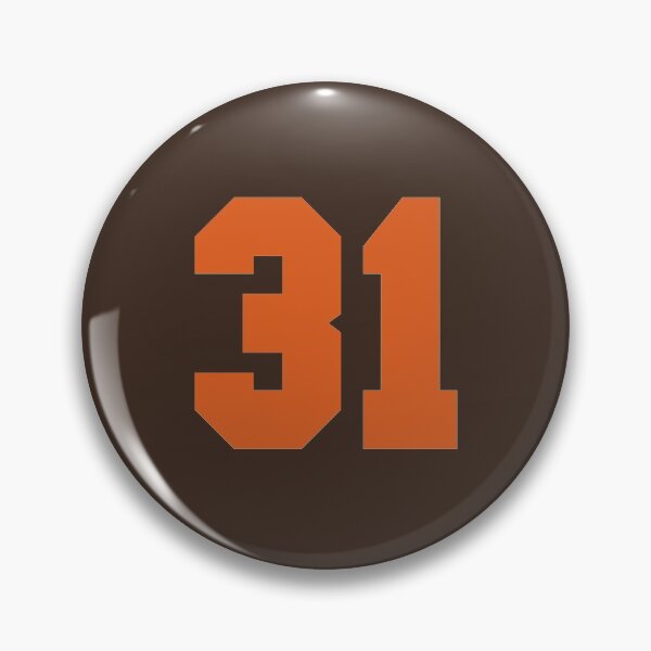 Item preview, 31 Number Cleveland Sports Thirty-One Brown Jersey designed and sold by HelloFromAja.