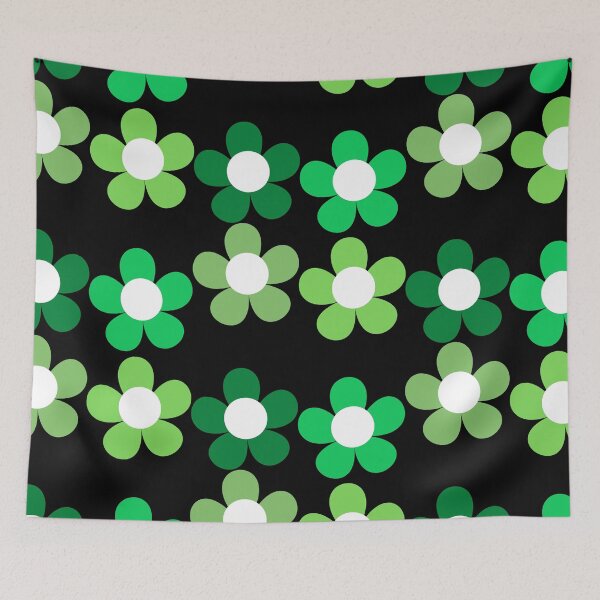 Item preview, Green Bib Flowers designed and sold by sunandsnowglobe.