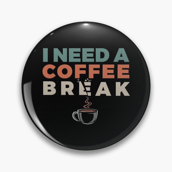 Item preview, I Need a Coffee Break, Coffee Lovers, Mothers Day Gift, Coffee Cup Illustration designed and sold by KunKhalil.