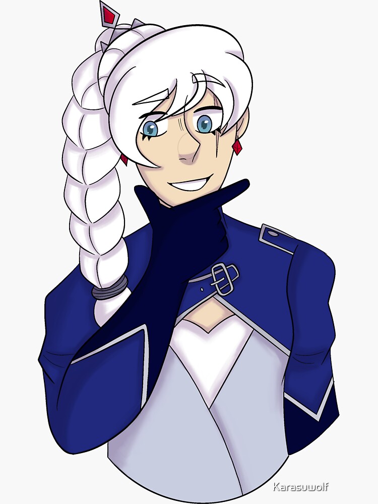 Weiss Schnee Sticker Rwby Sticker For Sale By Karasuwolf Redbubble