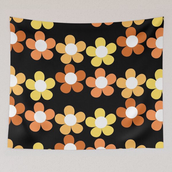 Item preview, Orange And Yellow Bib Flowers designed and sold by sunandsnowglobe.