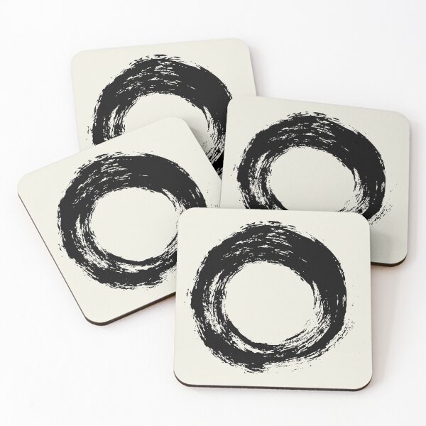 Item preview, Enso circle Zen Buddha minimal art canvas designed and sold by Ienso.