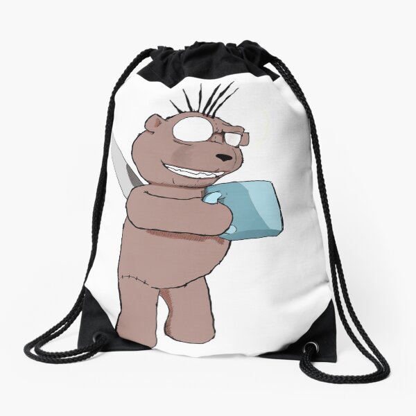 Coffee first, work later Drawstring Bag