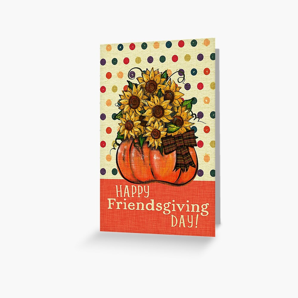 Happy Friendsgiving Sticker Labels with Pumpkins Sunflowers - Set of 30