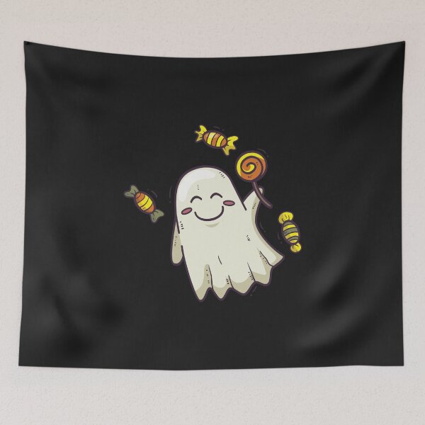 Item preview, Halloween Candy Corn Ghost designed and sold by ZodesignArt.