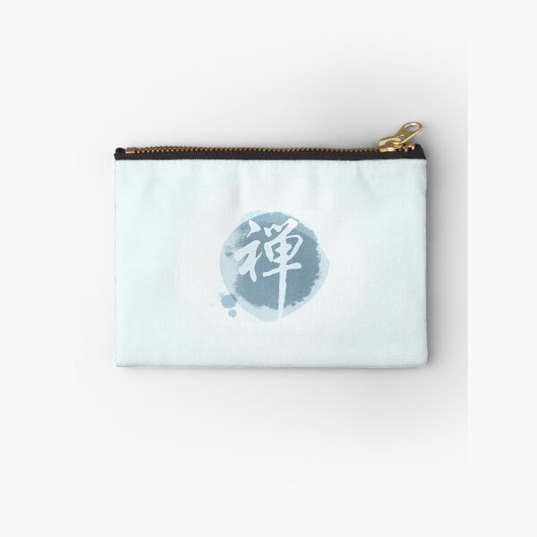 Item preview, Zen chinese sign on a blue watercolor background. designed and sold by TheaDesign.