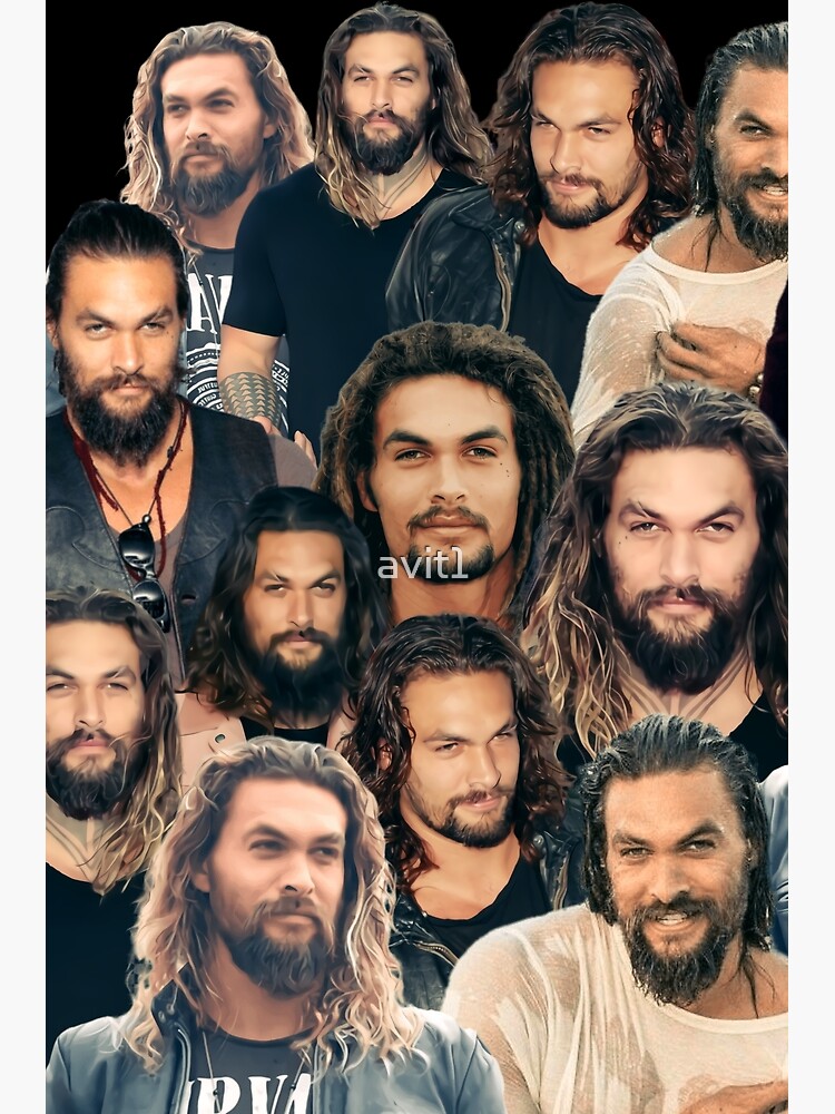 Carte Postale Jason Mamoa Jason Momoa Collage Par Avit1 Redbubble