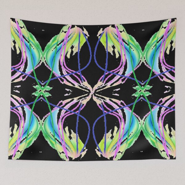 Artikelvorschau, Bunte fließende Linien Abstracto, psychedelisches Arte Abstracto, abstraktes Kunstdesign entworfen und verkauft von Adri Barnard.