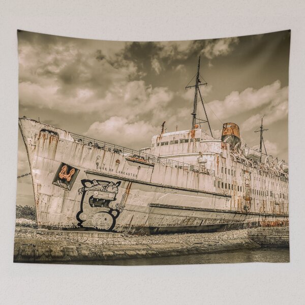 Item preview, The Duke of Lancaster Ship Mostyn Docks Wales designed and sold by AJEvans.