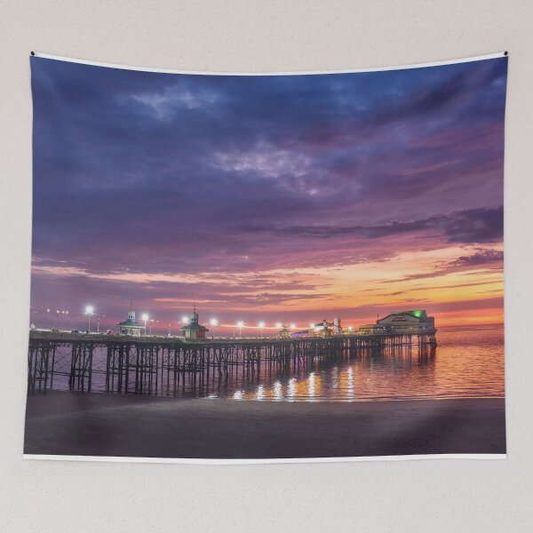 Item preview, Blackpool North Pier at Sunset designed and sold by Lenscraft by Robin Whalley.