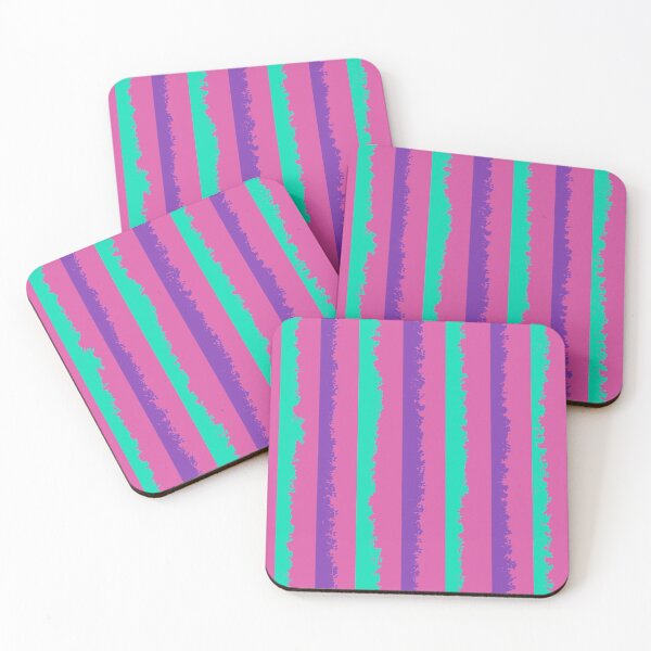 Item preview, vertical purple and tiffany lines designed and sold by Aura-E.