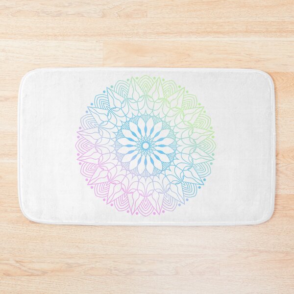 Item preview, A colorful madala on white designed and sold by tusklik.