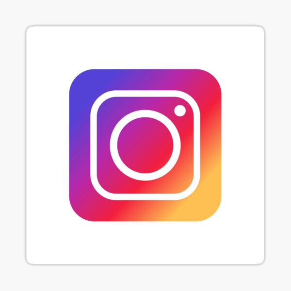 Stunning Instagram logo design Sticker