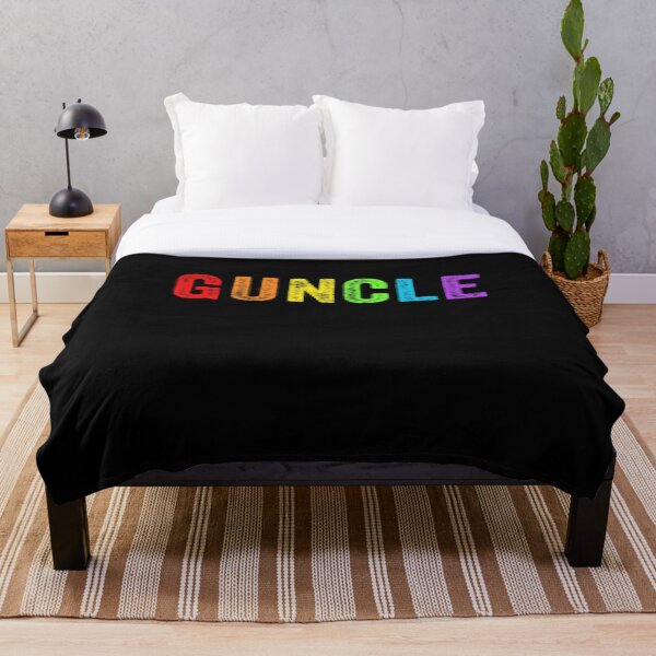 Artikelvorschau, Herren Guncle Homosexuell Onkel Regenbogen LGBTQ Distressed Vintage Style entworfen und verkauft von RosaMapes.