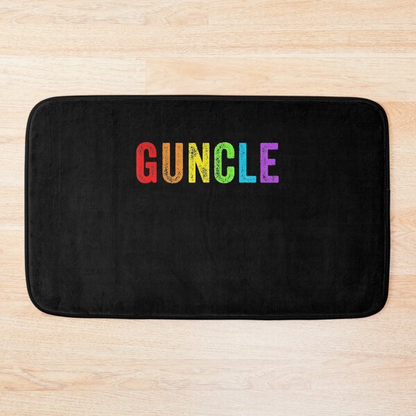 Item preview, Mens Guncle Gay Uncle Rainbow LGBTQ Distressed Vintage Style designed and sold by RosaMapes.