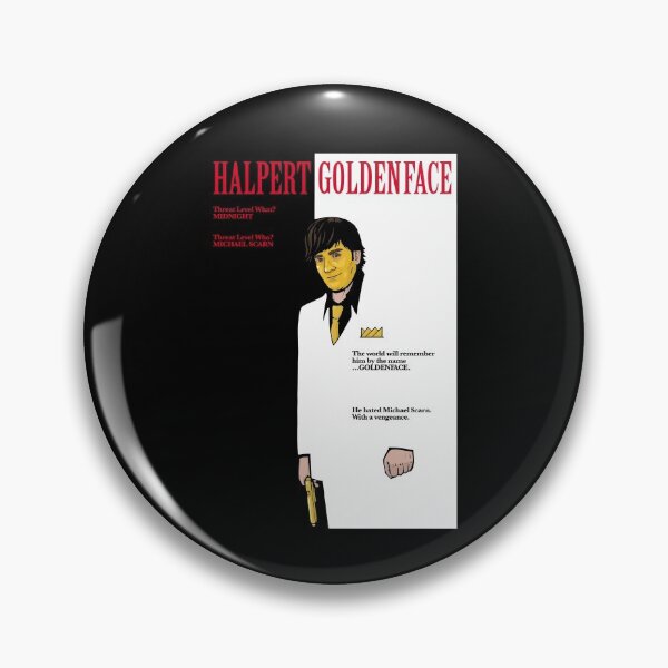 Item preview, Goldenface designed and sold by PopVultureShop.