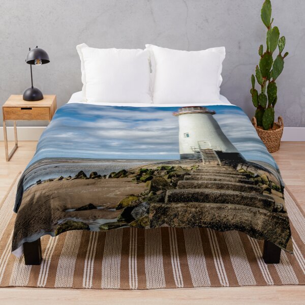 Item preview, Talacre Lighthouse Point of Ayre Flintshire Wales designed and sold by AJEvans.