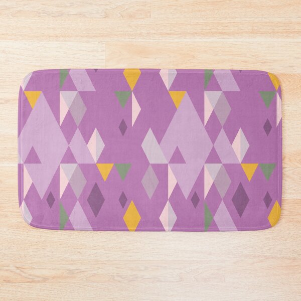 Item preview, Rhombuses on lilac background, abstract seamless pattern designed and sold by Irina Ivanova.