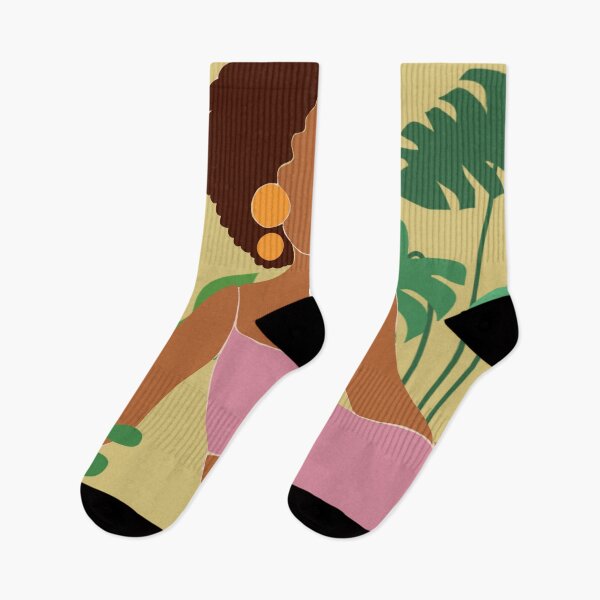 Item preview, Plant Mom, Black Woman, Monstera, Abstract, UNFRAMED, Minimalist Print, Minimalist Poster Art designed and sold by ModernDesigns7.