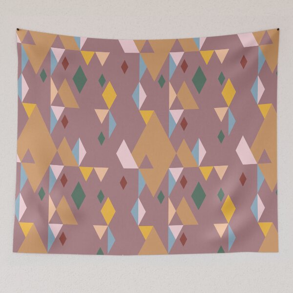 Item preview, Rhombuses on cocoa background, abstract seamless pattern designed and sold by Irina Ivanova.