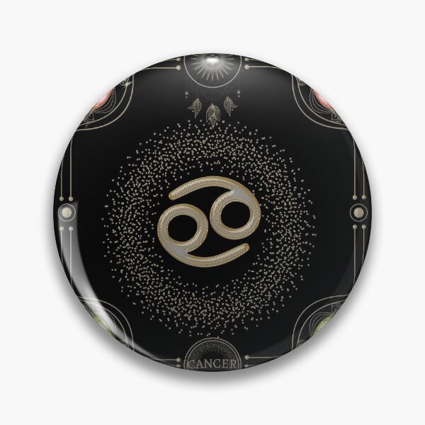 Item preview, Golden zodiac cancer sign designed and sold by nicky2342.
