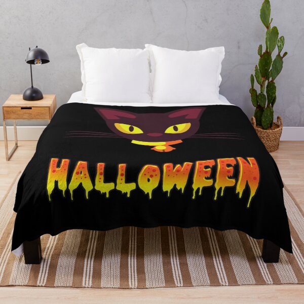 Item preview, HALLOWEEN BLACK SCARY CAT designed and sold by OMdesign10.