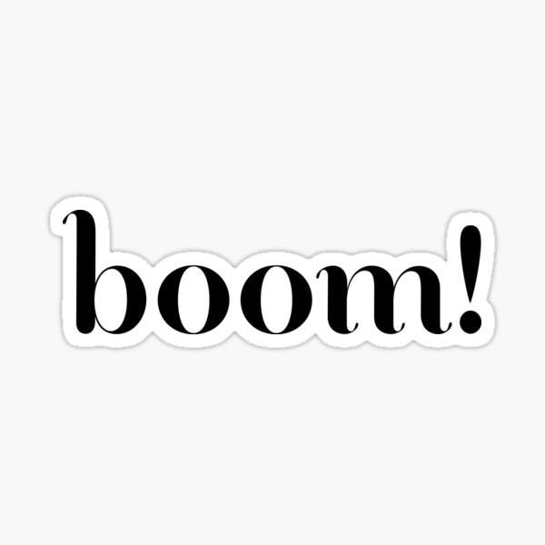 boom-tiny-words-big-impression-sticker-for-sale-by-sihaword-redbubble